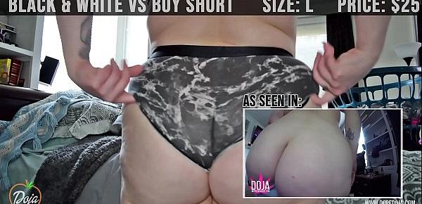  Big Ass BBW Trying On Panty